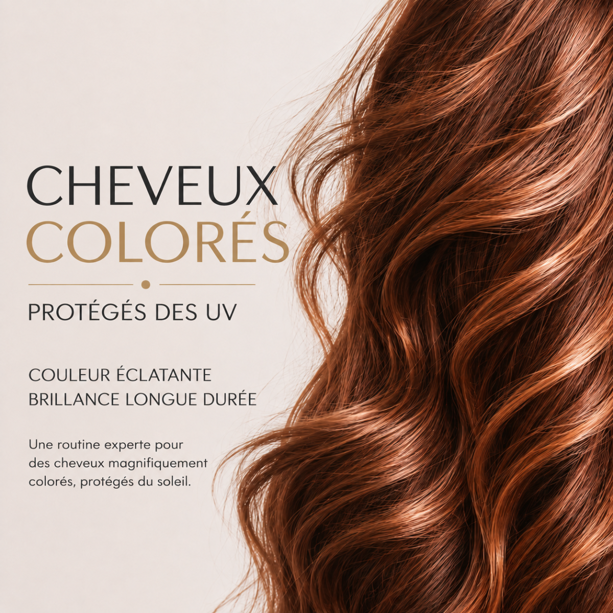 Cheveux colorés & protection UV