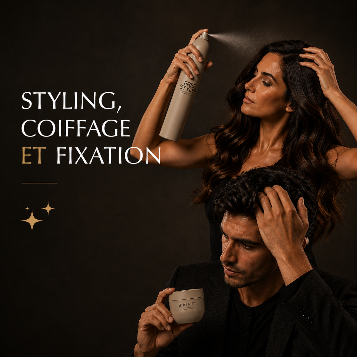 Styling, fixation & coiffage